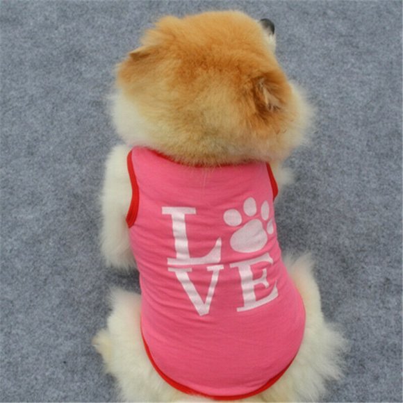 New Cute Summer Various Pet Puppy Small Dog Cat Pet Clothes Vest T Shirt Apparel - Picture 2 of 4